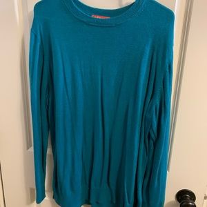 Long sleeve oversized crew neck